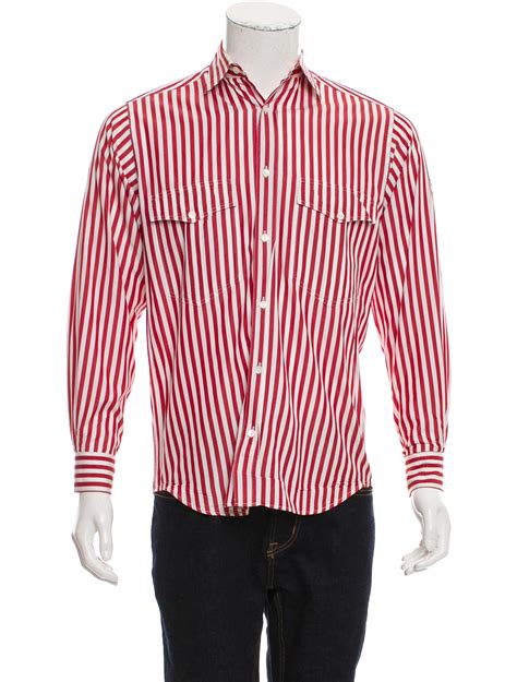 gucci vintage striped shirt